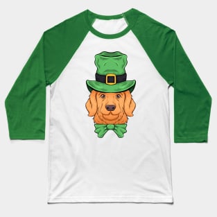 golden retriever st patrick day dog funny cute Baseball T-Shirt